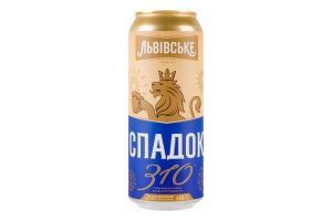 Пиво Львівське Спадок бан. 0.48л